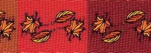 Fall Leaves Pattern Strap For Electronic Invisible Fence Compatible Dog Fences And Other Hidden Fences