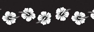 black white flower pattern Strap For Electronic Invisible Fence Compatible Dog Fences And Other Hidden Fences