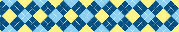 blue pastel argyle strap For Electronic Dog Fences